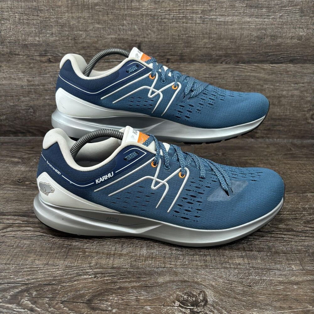 Karhu Synchron Ortix Shoes Men's 11 Blue Mesh Low Top Running Sneakers F100315